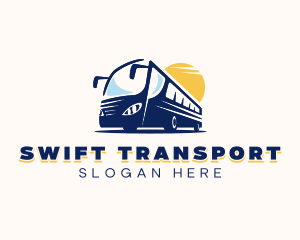 Tour Bus Shuttle logo design