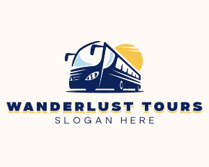 Tour Bus Shuttle logo design