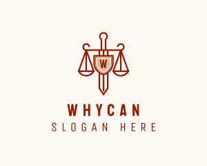Legislative - Legal Justice Shield Scales logo design