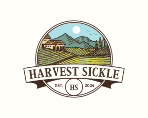 Farm Field Agriculture logo design