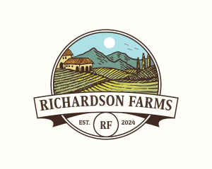 Farm Field Agriculture logo design