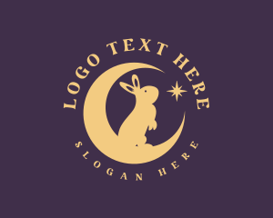 Mythical - Magical Pet Rabbit logo design