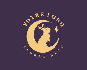 Rabbit - Magical Pet Rabbit logo design