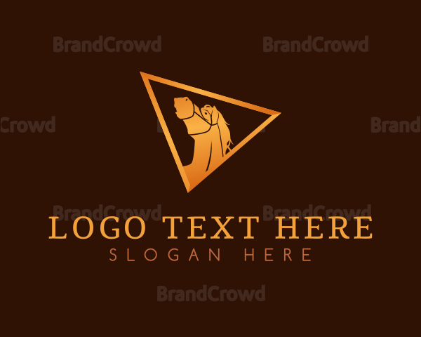 Luxury Horse  Equine Logo