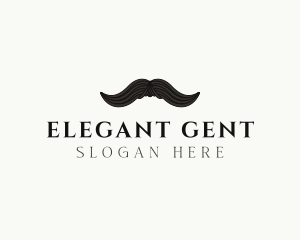 Gentleman - Gentleman Moustache Hair logo design