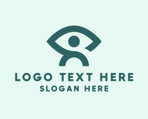 Sight - Vision Eye Person logo design