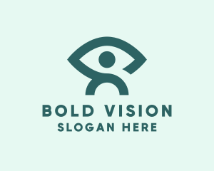Vision Eye Person logo design