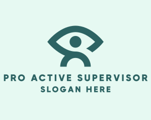 Supervisor - Vision Eye Person logo design