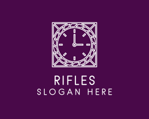 Ornate Clock Timer Logo