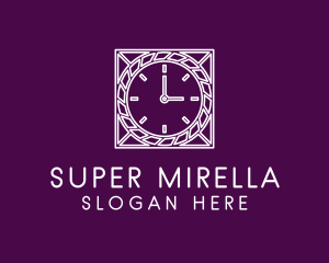 Ornate Clock Timer Logo