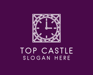 Ornate Clock Timer Logo