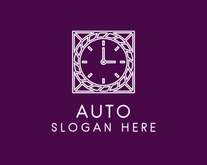 Ornate Clock Timer Logo