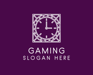 Ornate Clock Timer Logo