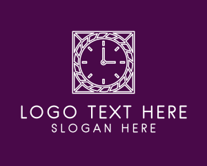 Ornate Clock Timer Logo