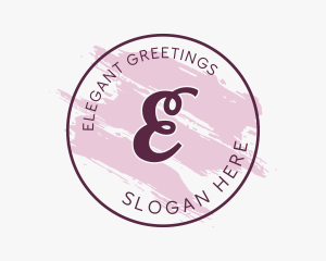 Elegant Feminine Brand logo design