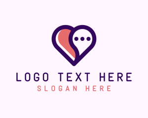 Love Heart Chat Logo