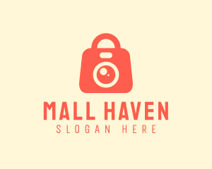 Camera Shopping Bag logo design