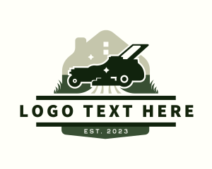 Cleaning - Lawn Mower Home Care logo design