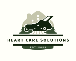 Lawn Mower Home Care logo design