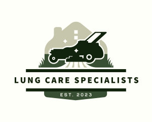 Lawn Mower Home Care logo design