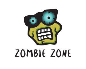 Zombie - Gothic Zombie Halloween logo design