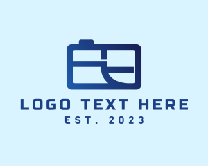 Letter T - Monoline Camera Letter T logo design