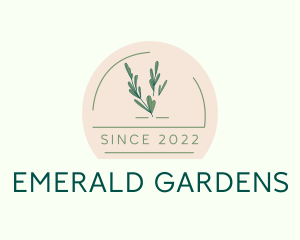 Natural Herb Badge logo design