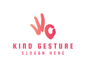 Gesture - Artistic Hand Gesture logo design