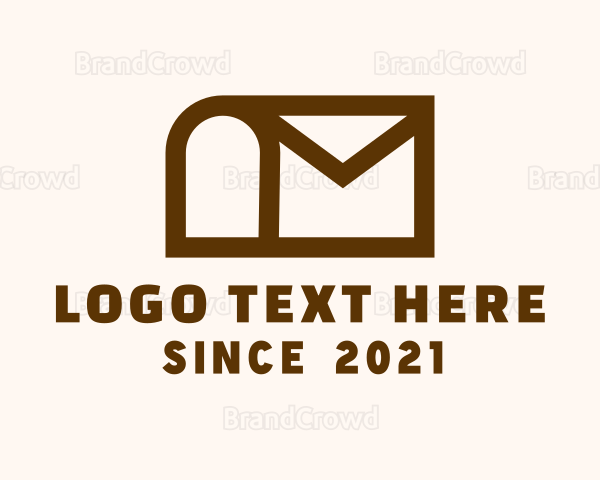 Brown Mailbox Envelope Logo