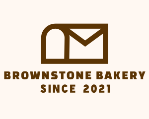 Brown Mailbox Envelope logo design