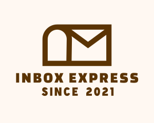 Email - Brown Mailbox Envelope logo design