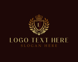 Luxury - Royal Crest Crown logo design