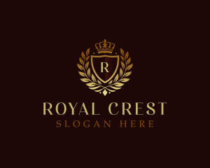 Royal Crest Crown logo design