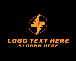 Thunder - Lightning Charge Electric logo design