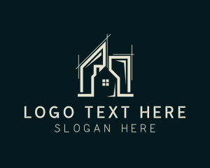 Real Estate - House Architecture Property Builder logo design