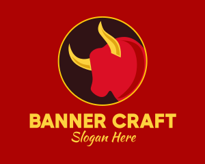 Chinese Zodiac Ox  logo design