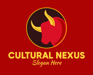 Culture - Chinese Zodiac Ox logo design