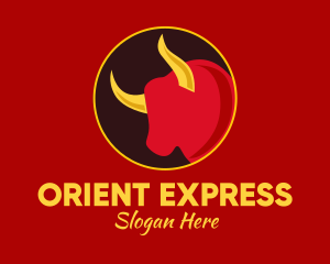 Orient - Chinese Zodiac Ox logo design