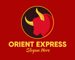 Chinese Zodiac Ox  logo design