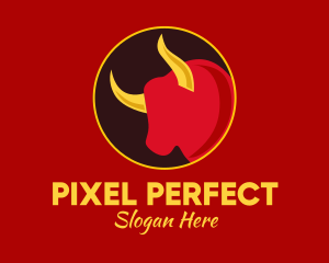 Chinese Zodiac Ox  logo design