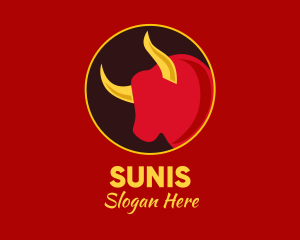 Chinese Zodiac Ox  logo design