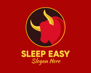 Chinese Zodiac Ox  logo design