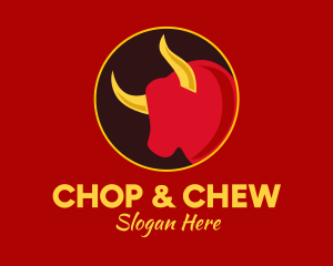 Chinese Zodiac Ox  logo design