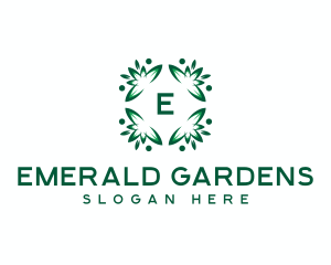 Herbal Organic Garden logo design