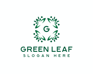 Herbal Organic Garden logo design