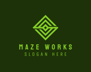 Modern Maze Software  logo design