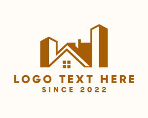 Metro - Real Estate Housing Building logo design