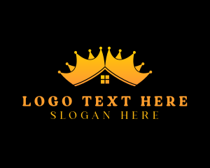 Residential - Real Estate Crown logo design