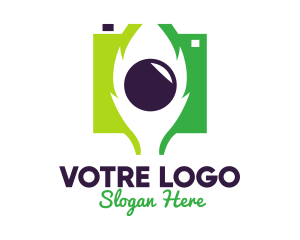Electronics Boutique - Green Nature Lens logo design