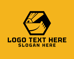 Digger - Industrial Machine Excavator logo design